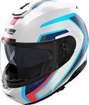 Nolan N100-6 Radiante 358, Klapphelm - Schwarz/Dunkelgrau/Rot/Wei&szlig;/Gr&uuml;n - XL