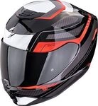 Scorpion EXO-391 Leo, Integralhelm - Schwarz/Rot/Grau - XXL
