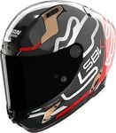 Nolan X-804 RS Ultra Carbon SBK 360, Integralhelm - Carbon/Schwarz/Rot/Grau/Gold - XS