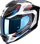 Scorpion EXO-1500 Air Sleek, Integralhelm - Schwarz/Wei&szlig;/Blau/Gelb - XXL