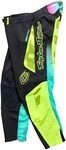 Troy Lee Designs SE Pro Myth, Textilhose - Neon-Gelb/Schwarz/T&uuml;rkis - 28