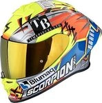 Scorpion EXO-R1 Evo II Air Aron Misano, Integralhelm - Silber-Neon-Gelb/Blau/Orange -