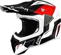 Airoh Aviator Ace 2 Shield, Motocrosshelm - Schwarz/Wei&szlig;/Rot - XS