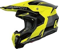 Airoh Twist 3 Fancy, Motocrosshelm - Neon-Gelb/Grau/Schwarz - XS