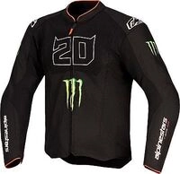 Alpinestars FQ20 T-SPS Air V2 Monster, Textiljacke - Schwarz/Wei&szlig; - S