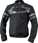 IXS Rapid-STX 2.2, Textiljacke wasserdicht - Schwarz/Grau - XS