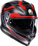 AGV K7 Glimpse S26, Integralhelm - Matt Schwarz/Rot/Grau - M