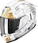 Scorpion EXO-1500 Air Apus, Integralhelm - Wei&szlig;/Grau/Gold - L