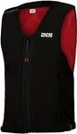 IXS IPRO 1.0, Airbagweste - Schwarz/Rot - XXL/3XL
