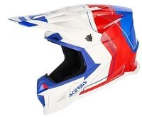 Acerbis T711, Motocrosshelm - Wei&szlig;/Rot/Blau - XS