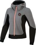Alpinestars Stella Radium Tech, Kapuzenjacke Damen - Grau/Schwarz - XS