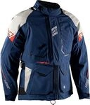 Leatt Adventure MultiTour 8.5 V26, Textiljacke wasserdicht - Dunkelblau/Hellgrau/Rot