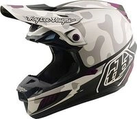 Troy Lee Designs SE5 Composite Myth, Motocrosshelm - Matt Hellgrau/Schwarz - S