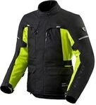 Revit Outback 5 H2O, Textiljacke wasserdicht - Schwarz/Neon-Gelb - S