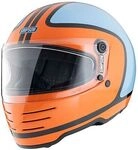 Simpson M62 Hondo, Integralhelm - Orange/Hellblau/Schwarz - S
