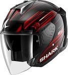 Shark Skwal i3 Jet Light-Blur, Jethelm - Schwarz/Rot/Wei&szlig; - M