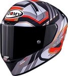 Suomy SR-GP EVO Infrared, Integralhelm - Matt Grau/Schwarz/Rot/Bronze - XS