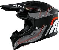 Airoh Aviator 3 Leader, Motocrosshelm - Matt Schwarz/Grau/Neon-Orange - XS