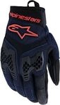 Alpinestars Manti Air, Handschuhe - Dunkelblau/Neon-Rot/Dunkelgrau - L