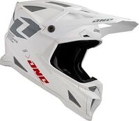 One Industries X-297 Focus, Motocrosshelm - Matt Wei&szlig;/Grau - S