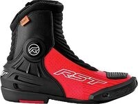 RST TracTech Evo D3O, Kurzstiefel perforiert - Schwarz/Neon-Rot - 40 EU