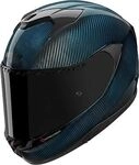 Nolan X-904 Ultra Carbon Liquido 328, Integralhelm - Carbon/Schwarz/Blau - S