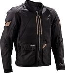 Leatt Adventure FlowTour 4.5 Short V26, Textiljacke - Schwarz/Grau/Bronze - S