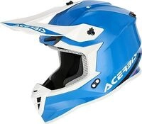 Acerbis Linear, Motocrosshelm - Hellblau/Wei&szlig; - XS