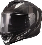 LS2 168180465XL, LS2 FF818 Storm III Sporty, Integralhelm - Matt Schwarz/Dunkelgrau -