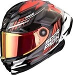 Scorpion EXO-Race Air Kobra, Integralhelm - Schwarz/Rot/Grau/Wei&szlig; - XXL