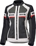 Held Tropic 4, Textiljacke Damen - Hellgrau/Schwarz/Rot - S