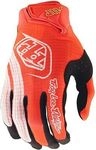 Troy Lee Designs Air Stripes, Handschuhe - Neon-Rot/Wei&szlig;/Schwarz - S