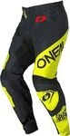 ONeal Element Racewear S26, Textilhose - Schwarz/Neon-Gelb - 28