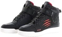 Furygan Tarmac D3O, Schuhe wasserdicht - Schwarz/Wei&szlig;/Rot - 41 EU