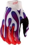 Troy Lee Designs Air Overspray, Handschuhe Jugend - Wei&szlig;/Schwarz/Rot/Lila - XS