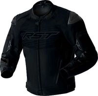 RST TracTech D3O, Textiljacke wasserdicht - Schwarz/Schwarz - XS