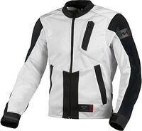 Macna Torido, Textiljacke - Hellgrau/Schwarz - L