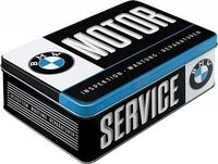 Nostalgic Art BMW - Service, Vorratsdose Flach - 16 cm x 7 cm x 23 cm