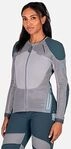 Knox Urbane Pro Move, Textiljacke damen - Hellgrau/Petrol - S