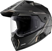 Sena Outlander, Endurohelm - Matt-Schwarz - S