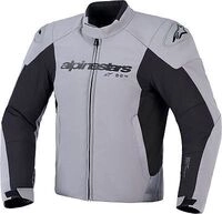 Alpinestars SMX, Textiljacke wasserdicht - Grau/Schwarz - L
