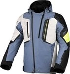 Macna Angle 2.0, Textiljacke wasserdicht - Hellblau/Hellgrau/Schwarz - L