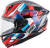 Shoei 11.18.112.6, Shoei X-SPR Pro Valion, Integralhelm - Rot/Blau/Wei&szlig; - XL