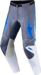 Alpinestars Racer Amber, Textilhose - Grau/Helllila/Neon-Blau - 28
