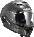 LS2 FF807 Dragon Carbon Solid, Integralhelm - Matt-Schwarz - XXS