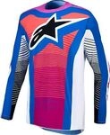 Alpinestars Techstar Maven, Trikot - Wei&szlig;/Rot/Blau/Pink - L