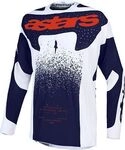 Alpinestars Techstar Swan, Trikot - Helllila/Dunkelgrau/Neon-Rot - S