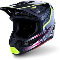Alpinestars S-M7 Blaster, Motocrosshelm - Schwarz/Grau/Wei&szlig;/Neon-Gelb/Rot - XL