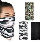 Oxford Comfy Camo, Multifunktionstuch - Schwarz/Gr&uuml;n/Wei&szlig;/Braun -...