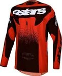 Alpinestars Techstar Swan, Trikot - Rot/Schwarz/Wei&szlig; - S
